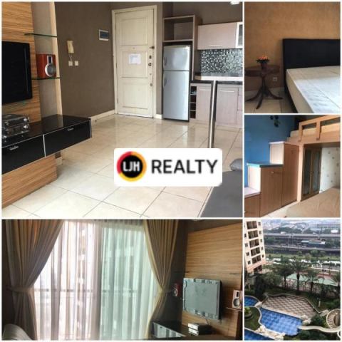 Apartemen 2 KAMAR, FULL FURNISHED Di Cityhome Hawaiian Bay, Kelapa Gading Square
