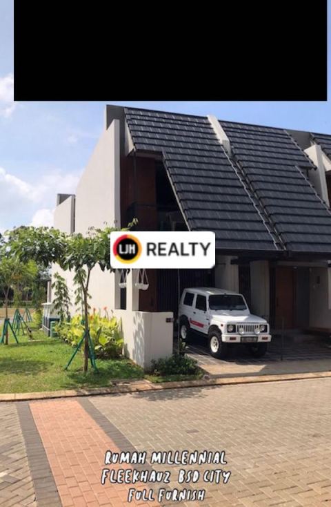 Rumah Dijual/Disewakan Cepat Di Cluster Fleekhauz Bsd City Pagedangan Tangerang