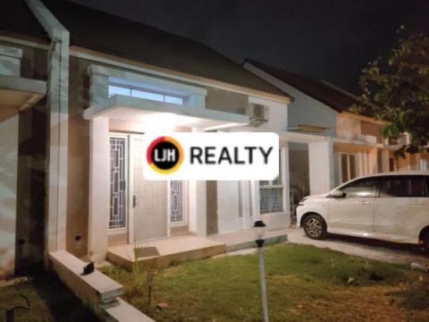 Jual Rumah 1 Lantai Cluster Suvarna Fedora tangerang